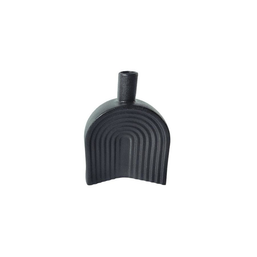 Nordic Arch Vase - Black