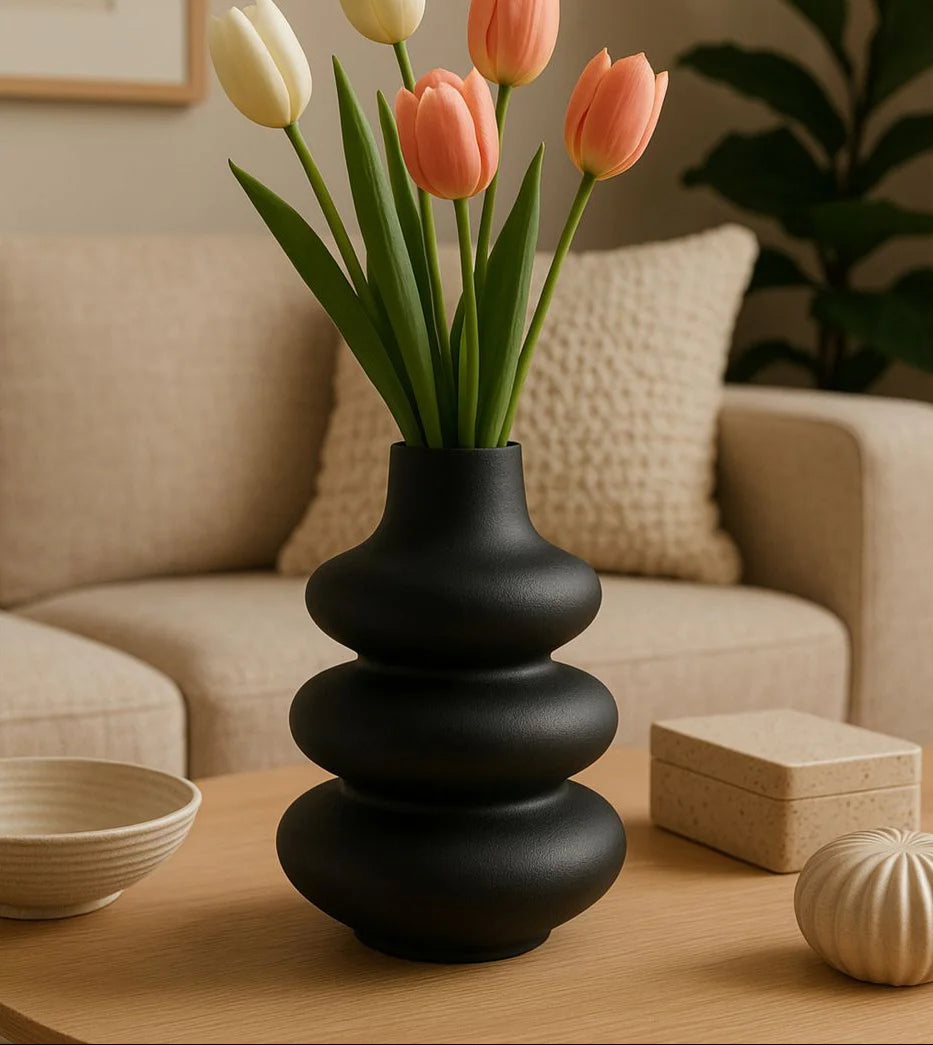 Nordic Bubble Vase - Black