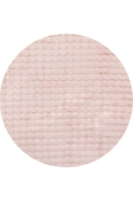 Bubble Blush Round Washable Rug by Rug Culture - 150x150cm