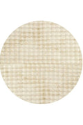 Bubble Natural Round Washable Rug by Rug Culture - 100x100cm