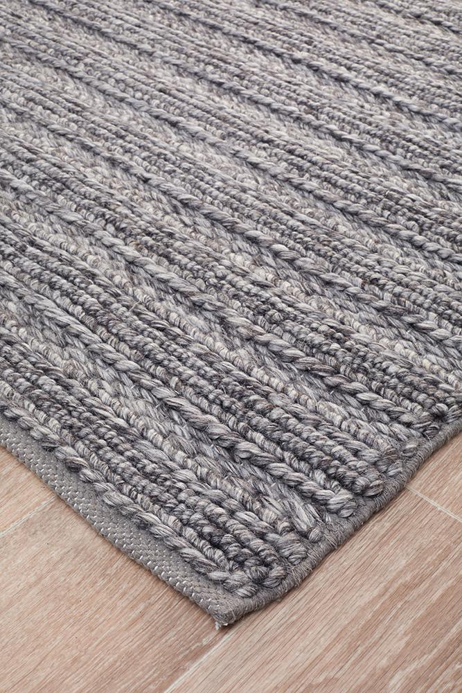 Harvest 801 Steel Rug by Rug Culture -280X190CM - RECTANGLE