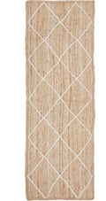 Noosa 222 White Runner by Rug Culture-400X80CM - RUNNER