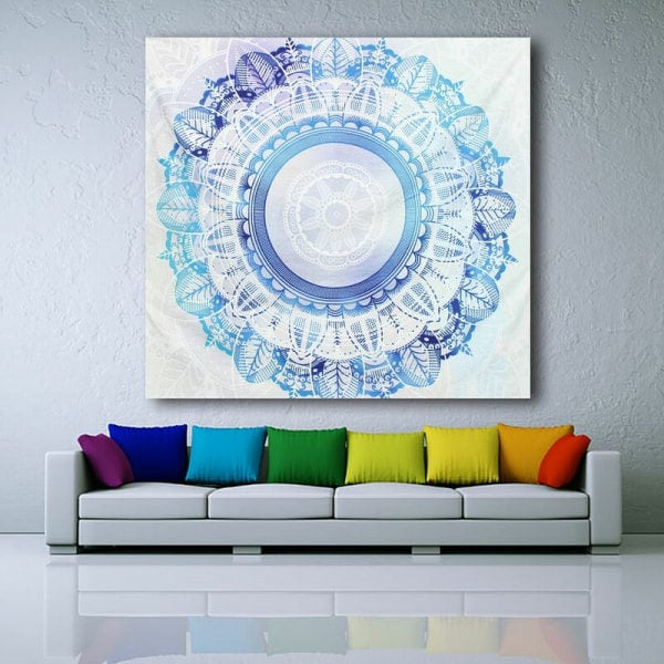 Mandala Wall Hanging Bedspread Bohemian Tapestry Throw Indian Dorm Decor Hasaki