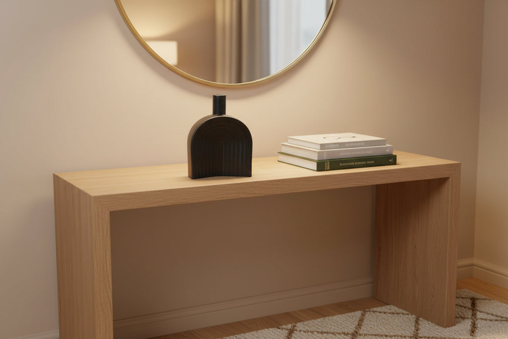 black arch vase