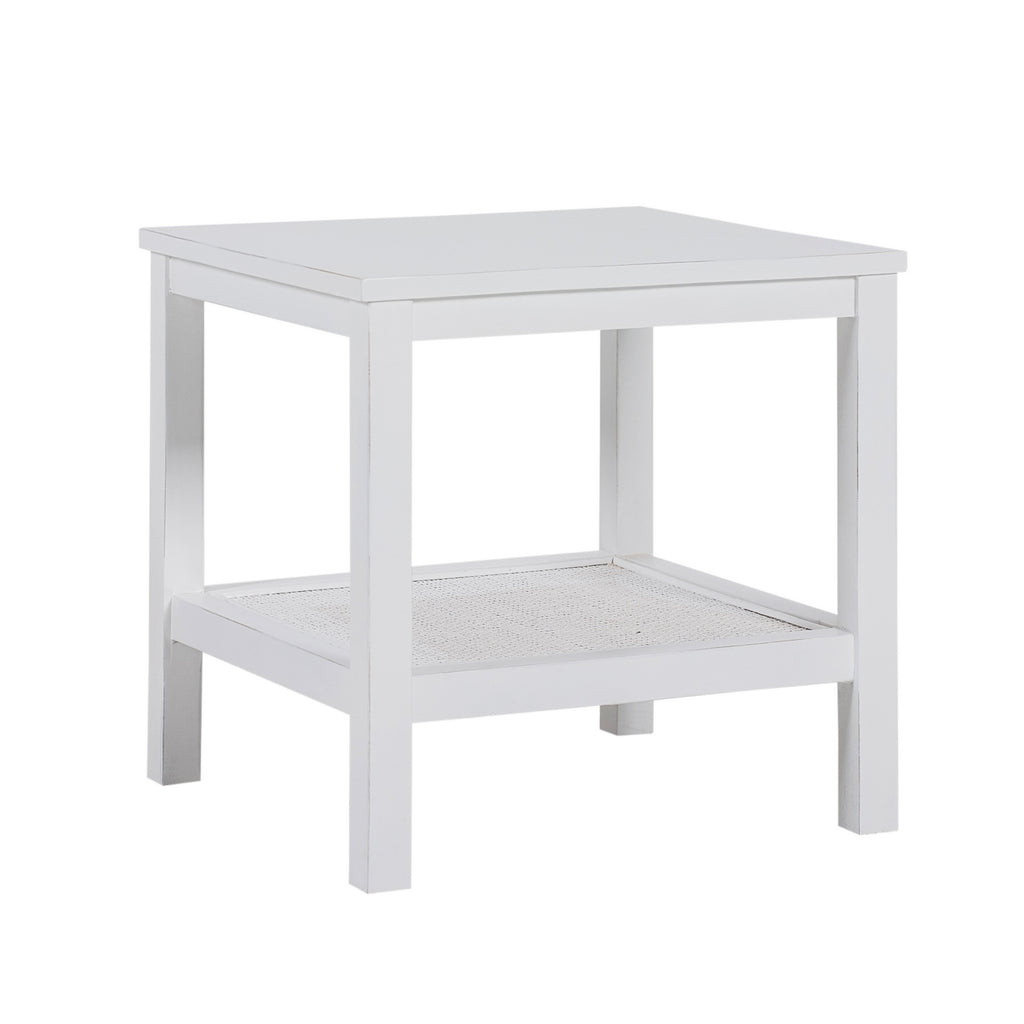 Jasmine Coffee Side Table Laptop Desk Bedside Sofa End Tables Mindi Wood - White