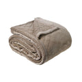 Bianca Mansfield Blanket Taupe/Silver Grey Queen/King