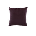 Bianca Vivid Coordinates Square Velvet Cushion Plum 43 x 43cm